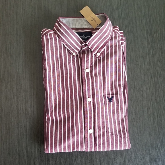 AEO Men dress shirt L/G - Picture 2 of 6
